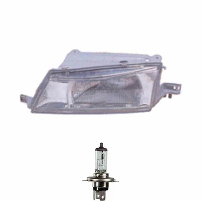 Halogen Scheinwerfer rechts H4 für Daewoo Nexia Stufenheck inklusive Lampen - Bild 1 von 3