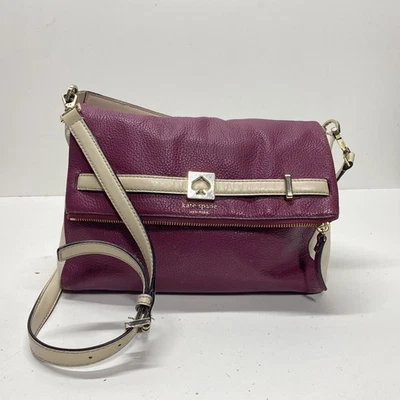 Kate Spade Women's Red White Colorblock Satchel Top Handle Bag - Image 1 of 4