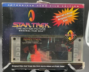 Raro 1996 Star Trek La Película Original 70mm Película Célula Almirante Kirk Edición - Imagen 1 de 5