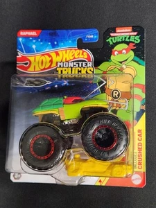 Hot Wheels Monster Trucks Teenage Mutant Ninja Turtles Raphael TMNT New - Picture 1 of 6