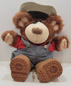 Oso de peluche vintage Furskins 14" Xavier Roberts 1983-1985 - Imagen 1 de 21