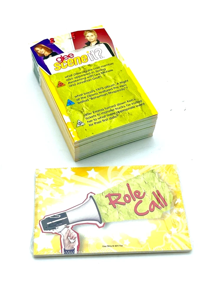 Scene It Glee Edition Trivia Cards and Buzz Cards Replacement Sets - Image 1 of 1