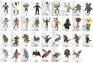 RARE VINTAGE ULTRAMAN KAIJU MONSTER ALIEN GASHAPON FIGURE NO 1-35 BANDAI LOT 2 - Picture 1 of 111