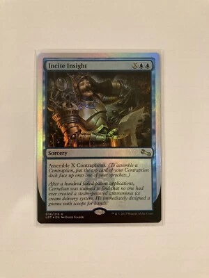 MTG Unstable Incite Insight 36/216 FOIL - Image 1 of 2
