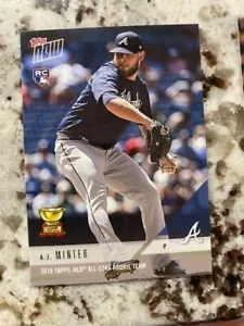 2018 Topps Now All MLB Rookie Team Card Atlanta Braves AJ Minter #RC-12 - Bild 1 von 1