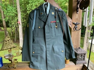 4 PIECE  Military Dress Jacket w/ MEDALLIONS - Picture 1 of 7