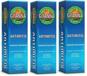 3 x Goanna Arthritis Cream 100g - Picture 1 of 1