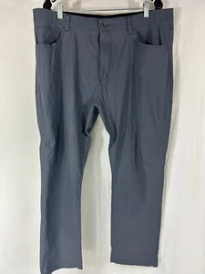 Eddie Bauer Men's 40x30 Blue Tech Stretch Comfort Performance Golf Pants - Picture 1 of 8