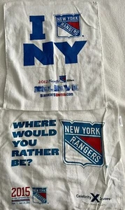 NY RANGERS 2 RALLY TOWEL SGA MSG NHL HOCKEY STANLEY CUP PLAYOFFS LETS GO - Picture 1 of 2