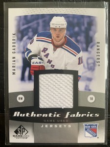 2010-11 SP Game Used Edition Authentic Fabrics Marian Gaborik #AF-GA