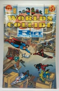 DC Comics THE WORLDS COLLIDE-RIFT BETWEEN WORLDS Factory Sealed July 1994 No# 1 - Bild 1 von 2