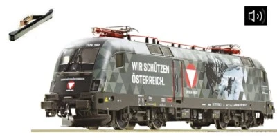 Roco für AC~ ÖBB TAURUS 1116 182 Bundesheer NEU BILDBOX 78492 Wechselstrom Sound - Bild 1 von 2