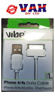 VIBE IPHONE 4/4S/3G/3GS USB DATA CABLE
