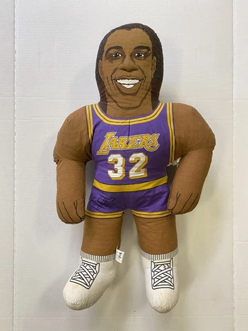 MAGIC JOHNSON #32 LA LAKERS ACE NOVELTY SPORTS STARS PLUSH FOGURE 1992 Cover