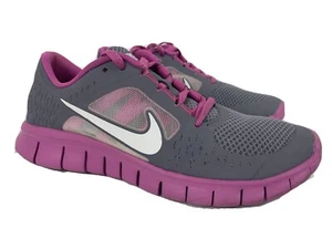 NIke Free Run 3 Purple Gray 512098-005 Running Atletic Shoes Size 7Y - Picture 1 of 9