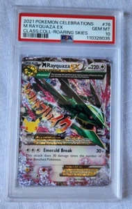 Pokemon Mega M Rayquaza EX 76/108 Celebrations PSA 10 card GEM MINT - Picture 1 of 2