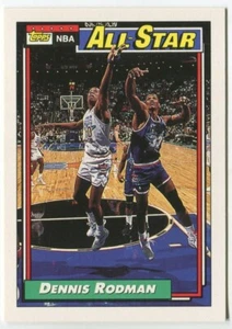 1992-93 Topps #117 Dennis Rodman Detroit Pistons All-Star - Picture 1 of 2