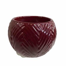 Yankee Candle Scenterpiece Easy MeltCup Warmer Red Maroon SPW-10 Wax Warmer 4.5"