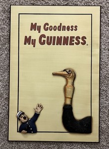 "My Goodness My Guinness" Ostrich Beer Picture