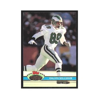 1991 Stadium Club Calvin Williams Eagles #117 - Image 1 of 3