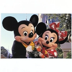 Magic Kingdom Postcard Walt Disney World Mickey Mouse Minnie Cinderella Castle - Picture 1 of 2