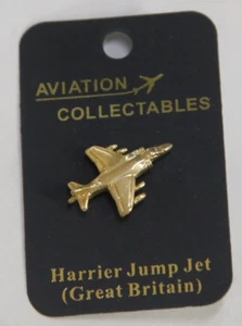 Spilla da bavero Harrier Jump Jet Gran Bretagna dell'aviazione da collezione NUOVA vecchio magazzino - Foto 1 di 2