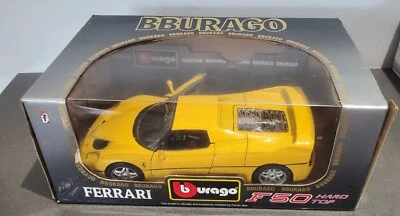 New In Box Bburago Ferrari F150 Hardtop, Yellow - Image 1 of 4