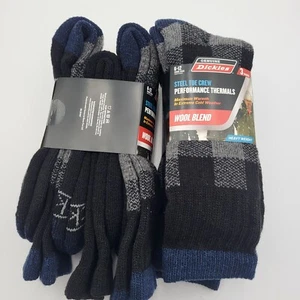 Paquete de 3 pares (2) calcetines térmicos de lana Dickies con puntera de acero para hombre talla 6-12 - Imagen 1 de 3