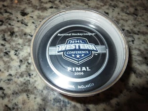 Edmonton Oilers 2006 NHL Conference Finals Stanley Cup Hockey Puck NEW - Picture 1 of 5