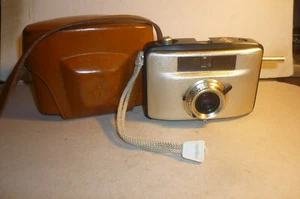 DDR Kamera Penti Farbe schwarz/gold Meyer Domiplan V 3,5/30 und mit Tasche ! - Bild 1 von 4