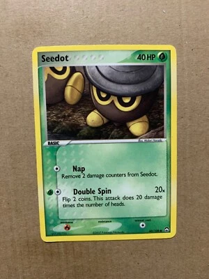 Seedot 60/108 EX Power Keepers - Common Pokemon Card - EXCELLENT - Image 1 of 2