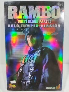 HOT TOYS MMS 11 FIRST BLOOD II – RAMBO (HALO JUMPER VERSION) 1/6TH SCALE