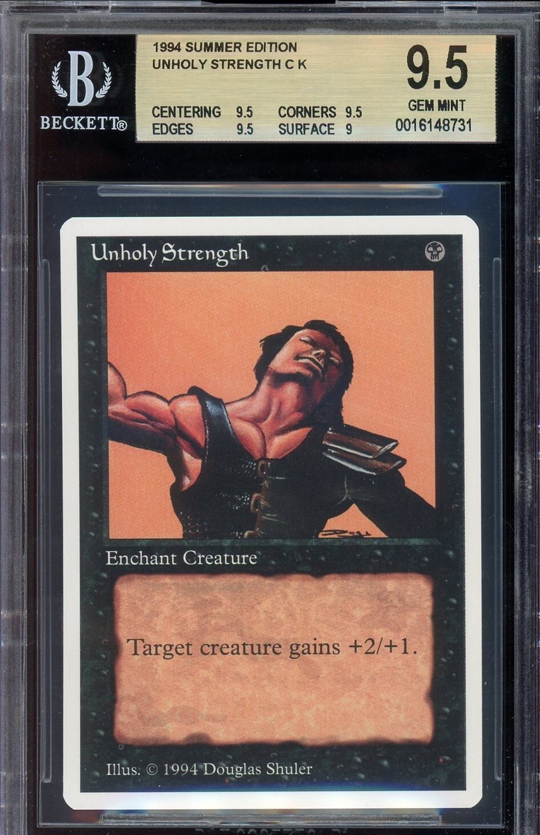 Magic: The Gathering Beckett Grading Services (BGS) Black Magic: The Gathering Beckett Grading Services (BGS) Black