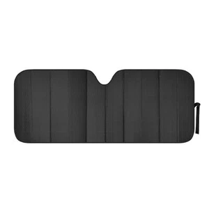 Reflective Black Foil Car Sun Shade Standard Reversible Folding Windshield Cover - Picture 1 of 7