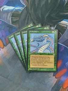 Scaled Wurm x 4 | 7% Off 2+ | Ice Age | LP | MTG - Picture 1 of 1