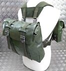 Genuine Vintage Army Issue Heavy-duty Backpack Belt Harness & Pouch Set PVC