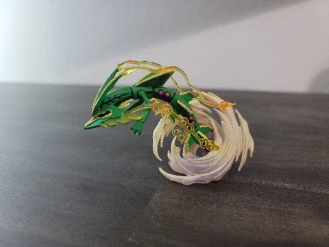 Nintendo 2015 Pokemon MEGA RAYQUAZA 3" PVC Figure Toy TCG Promo Mini Sculpture Cover