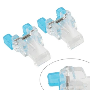 Sew-On BUTTON FOOT For Low Shank Snap-On Singer Brother Babylock New Home 2PCs - Picture 1 of 9
