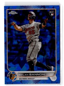 2022 Topps Chrome Update Sapphire Edition Rylan Bannon RC #US70 Orioles - Bild 1 von 2