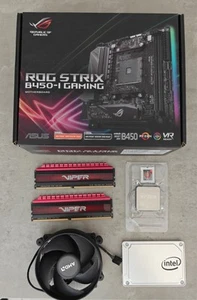 B450 ITX + R5 5600X + DDR4 16GB + 256GB SSD Mini ITX Teile Konvolut - Bild 1 von 4
