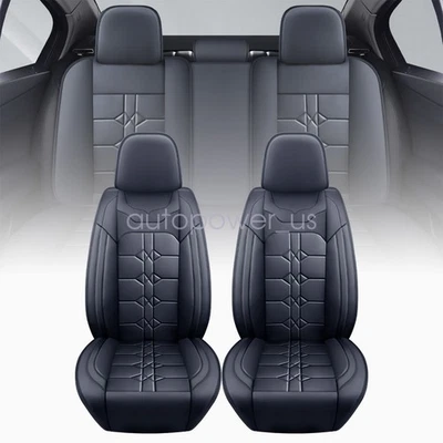 For Nissan Rogue 2010-2025 Car 5 Seat Cover Leather Full Set Front Rear Cushion Foto 1 de 4
