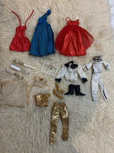 vintage Barbie 1970s & 1980s clothes and accessories lot of 17 pieces mattel - Picture 1 of 14