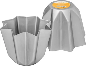 Stampo Pandoro in Alluminio Anodizzato, 750G, Argento - Foto 1 di 12