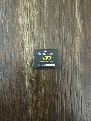 Genuine Fujifilm 16MB xD-Picture Card Memory DPC-16 (Fit Olympus camera) Mint - Image 1 of 2