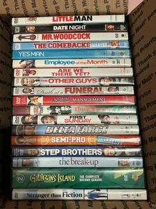 18 Comedy DVD Lot Movies  Gilligan’s Island Season 2 Will Ferrell, Ice Cube, etc - Picture 1 of 1