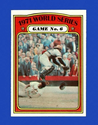1972 Topps Set-Break #228 World Series Game 6 NM-MT OR BETTER *GMCARDS* - Image 1 of 2