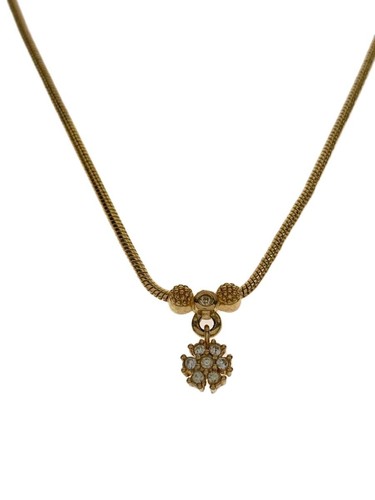 Collana Christian Dior strass GLD top donna