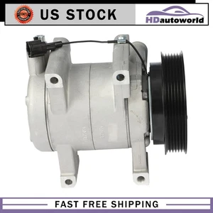 AC Compressor And Clutch Fits 2002 2003 2004 2005 2006 Nissan Sentra 2.5L - Picture 1 of 5