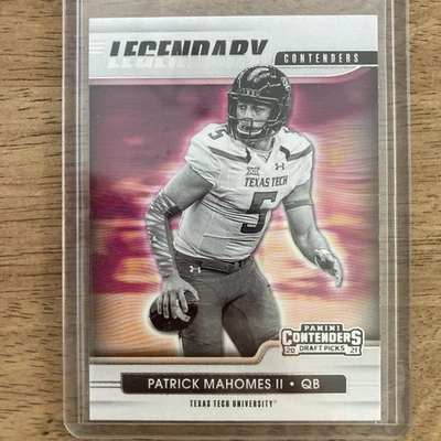 2021 Panini Contenders Draft Picks Legendary Contenders Patrick Mahomes II #2 - Image 1 of 2