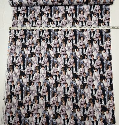 NEW 100% cotton fabric half yard - Star Wars Classic Cast Pack - Camelot Fabrics - Image 1 of 2